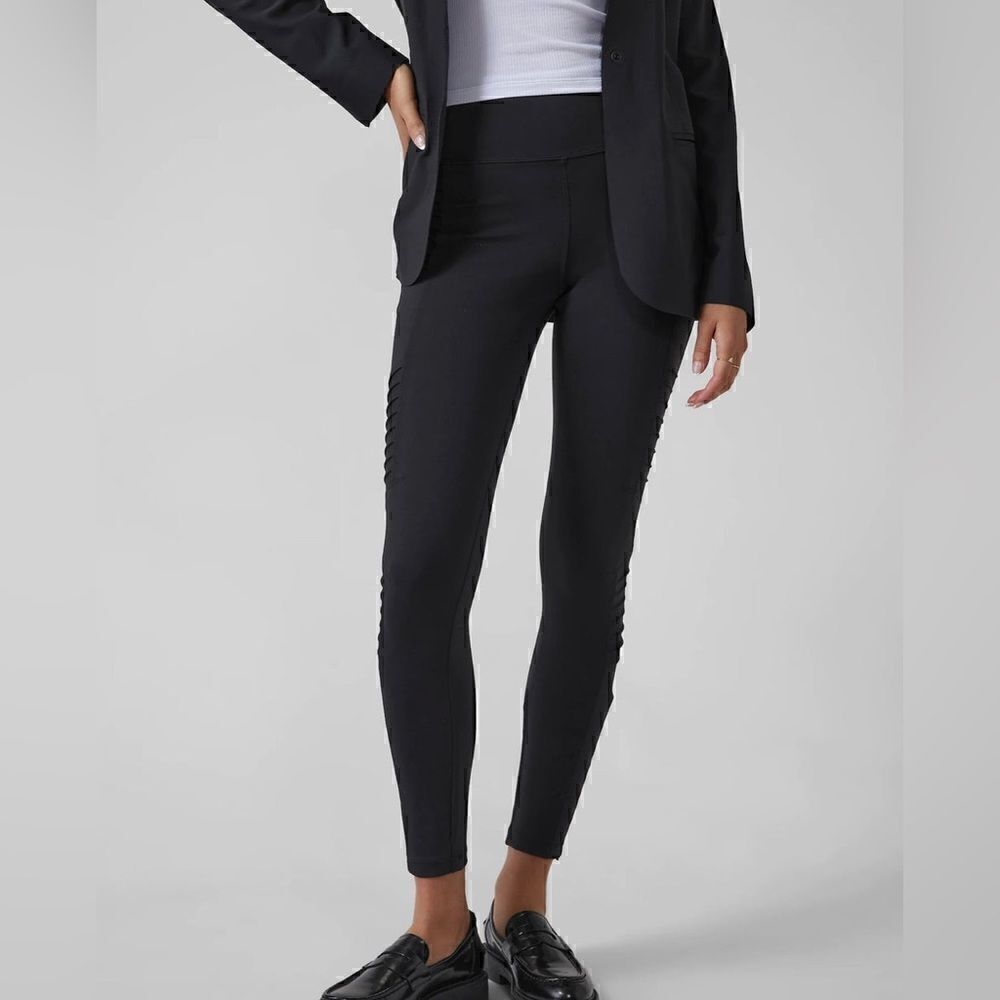 Athleta Delancey Moto Tight Black XS